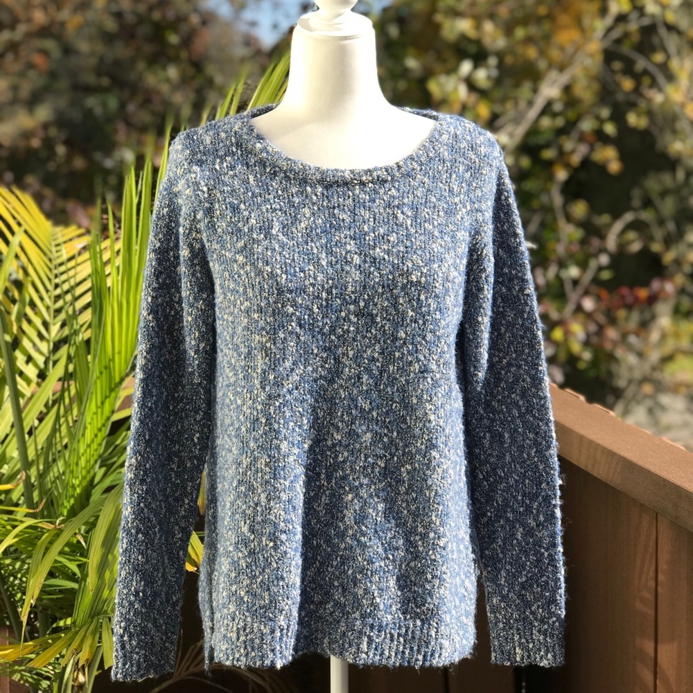 Buffalo David Bitton Marled Blue Sweater